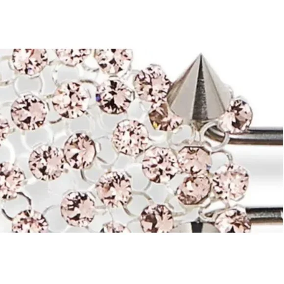 Justine Clenquet Bonnie Crystal Chain Choker Necklace in
